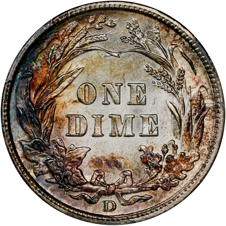 1911-D 10c MS64 thumbnail 2