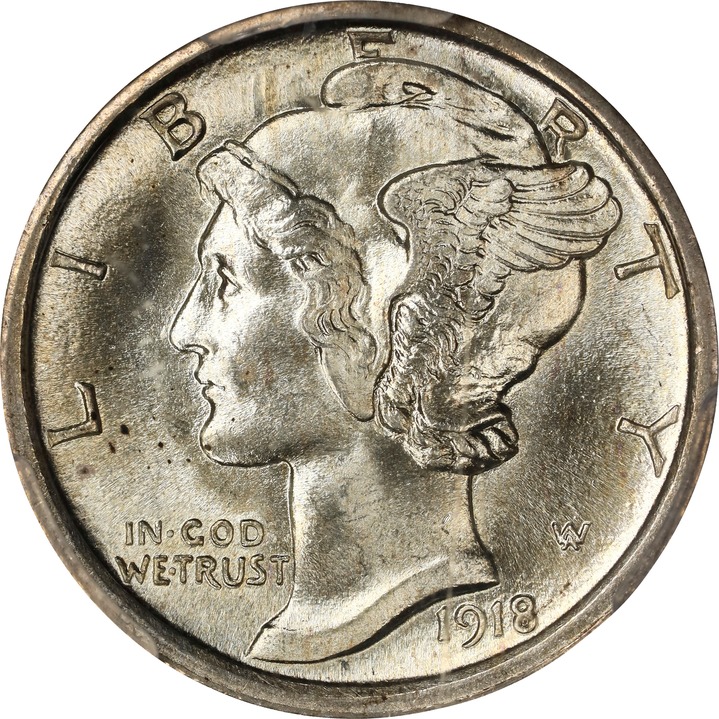 1918-S 10c MS FB thumbnail 4