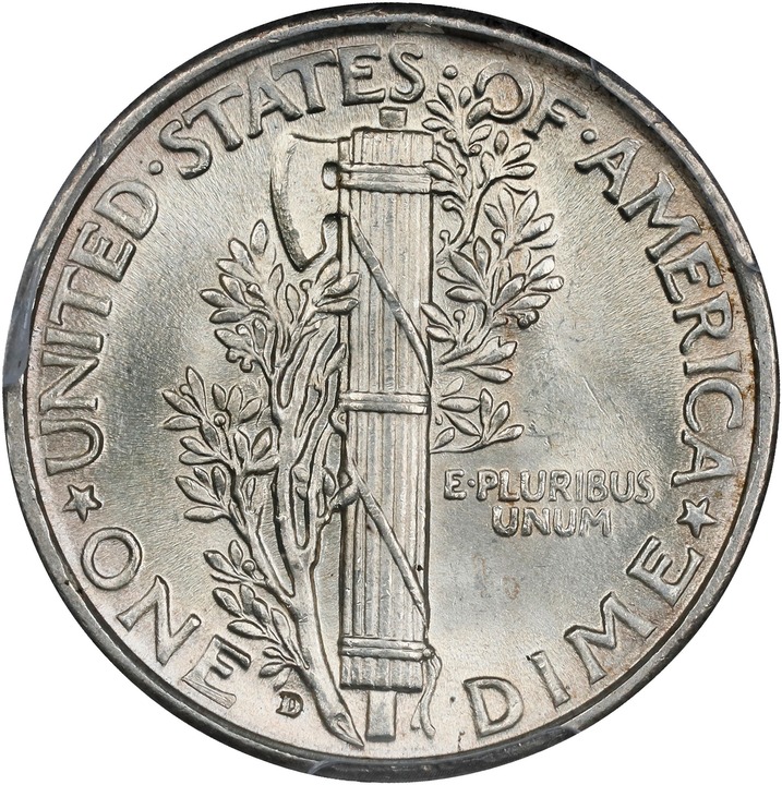 1928-D 10c MS FB MS63 FB thumbnail 2