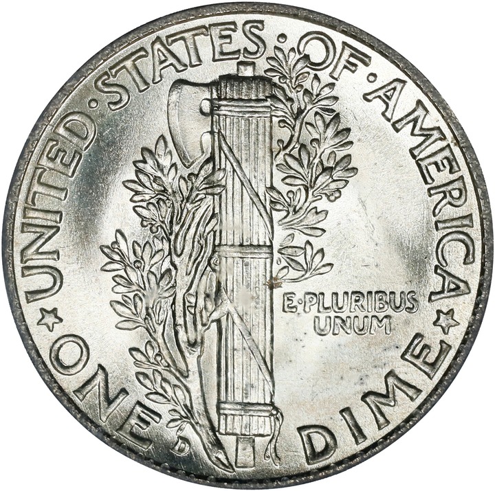 1939-D 10c MS FB MS65 FB thumbnail 2