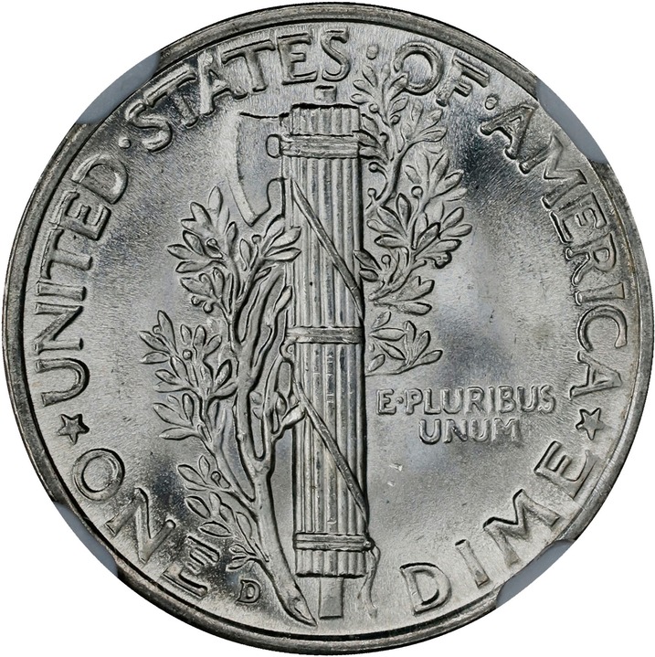 1943-D 10c MS FB MS65 FB thumbnail 14
