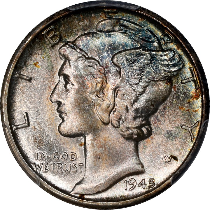 1945-D/D 10c Repunched Mintmark, FS-503 MS FB thumbnail 11