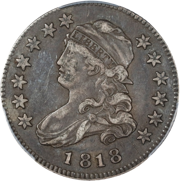 Image for 1818 25c XF40
