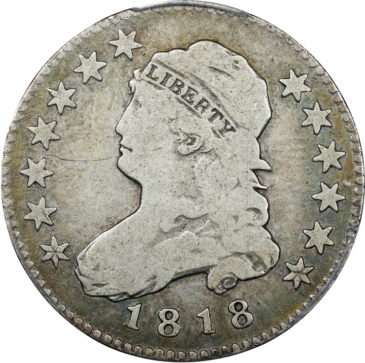 Image for 1818/5 25c VG10 CAC