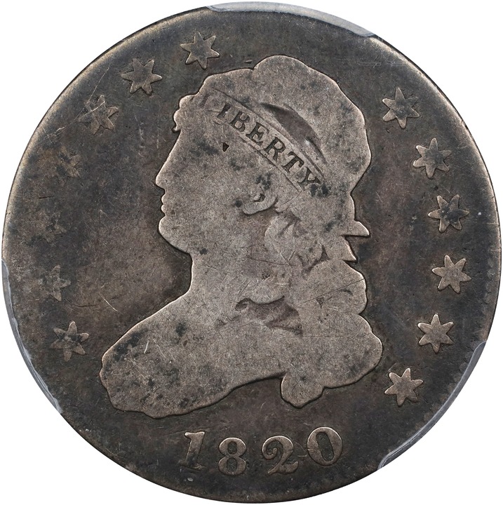 1820 25c Small 0 G6 CAC thumbnail 4
