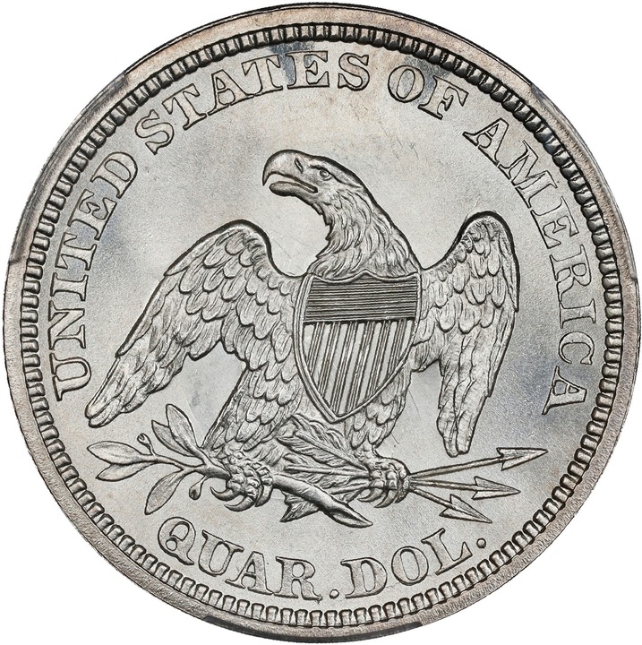 1864 25c AU53 thumbnail 23
