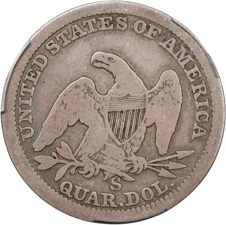 1864-S 25c VG10 thumbnail 6