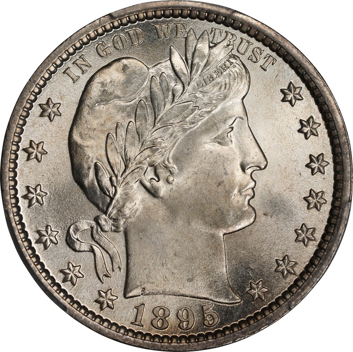Image for 1895 25c MS67