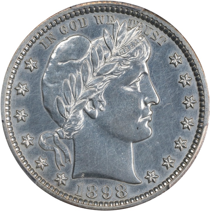Image for Barber Quarter 25c 1892-1915 [Type] AU58