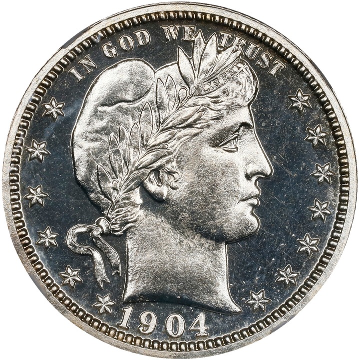 Image for 1904 25c PR67