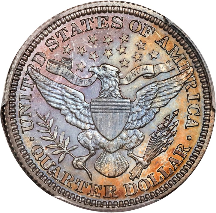 1909 25c PR68 thumbnail 6