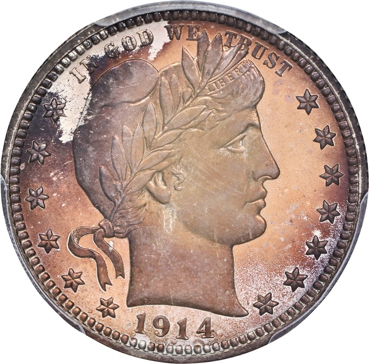 Image for 1914 25c PR68 CAC