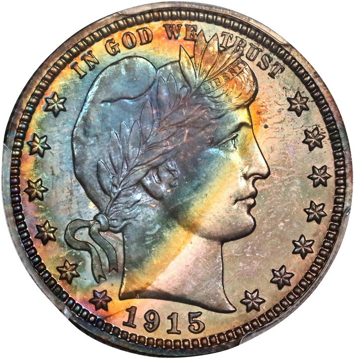 1915 25c PR67 thumbnail 3