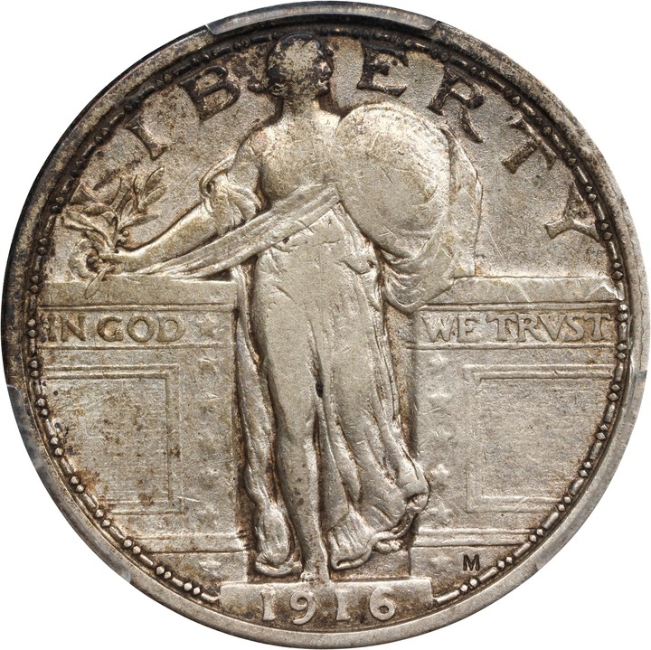 1916 25c Standing Liberty MS thumbnail 8