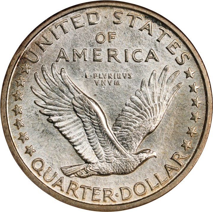 1917-D 25c Type 1 MS FH MS65 FH thumbnail 2