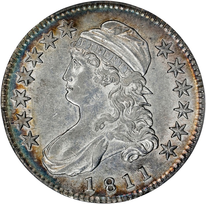 Image for 1811 50c Small 8 AU50