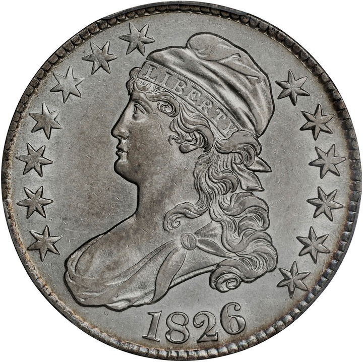 Image for 1826 50c AU55