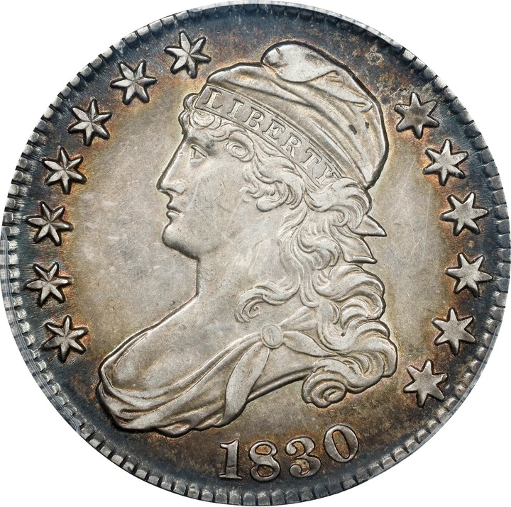 Image for 1830 50c Small 0 AU50