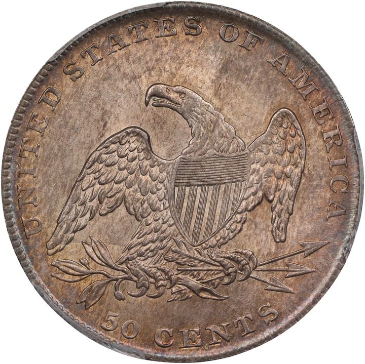 1837 50c Reeded Edge MS64 thumbnail 2
