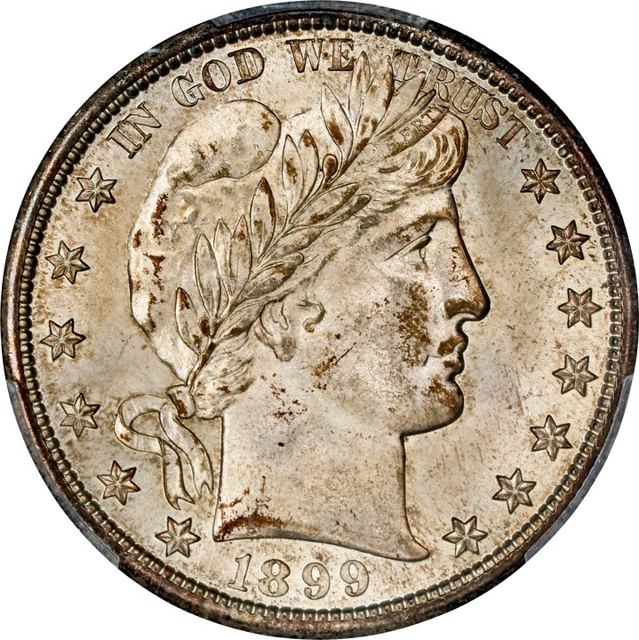 1899-S 50c Inverted Mintmark, FS-501 MS thumbnail 6