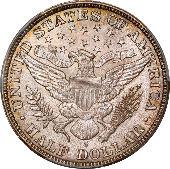 1901-S 50c MS66 thumbnail 2