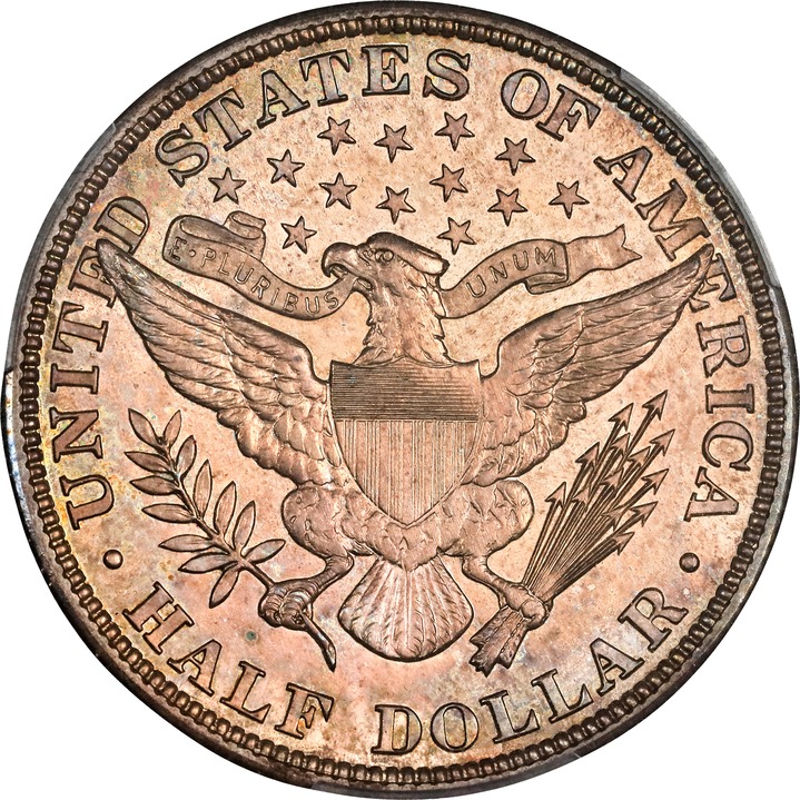 1907 50c PR67 CAC thumbnail 2