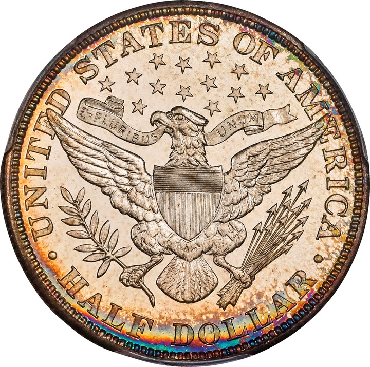 Barber Half Dollar 50c 1892-1915 [Type] PR66 CAC thumbnail 2