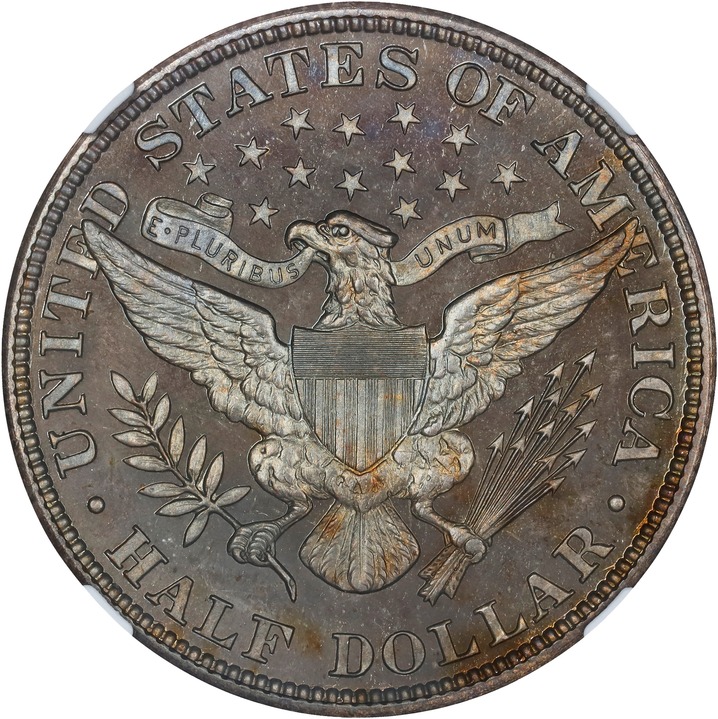 Barber Half Dollar 50c 1892-1915 [Type] PR68 thumbnail 4