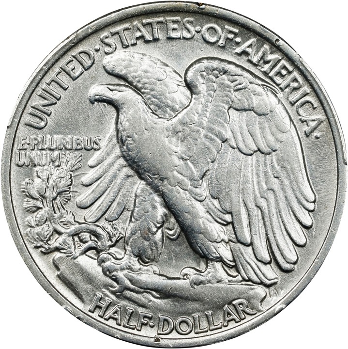 1921 50c AU50 thumbnail 2
