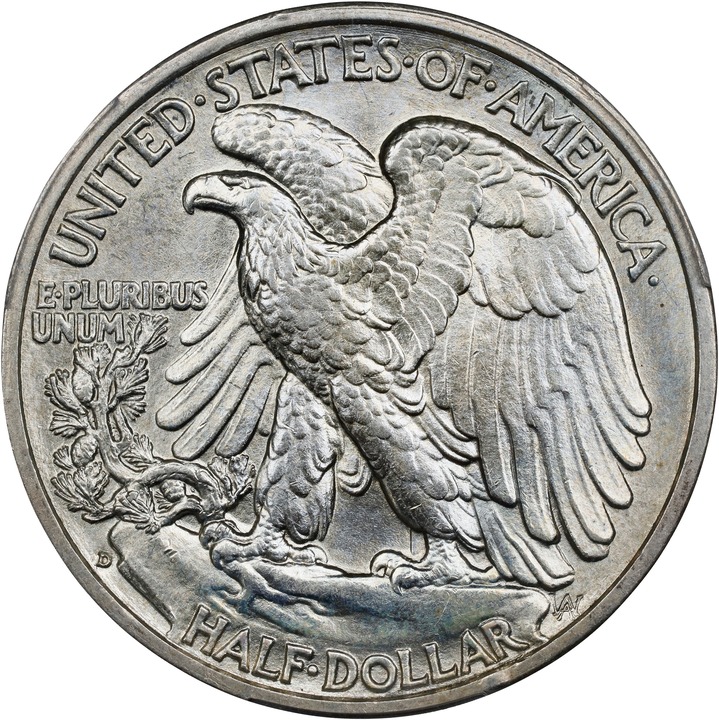 1936-D 50c MS62 thumbnail 2