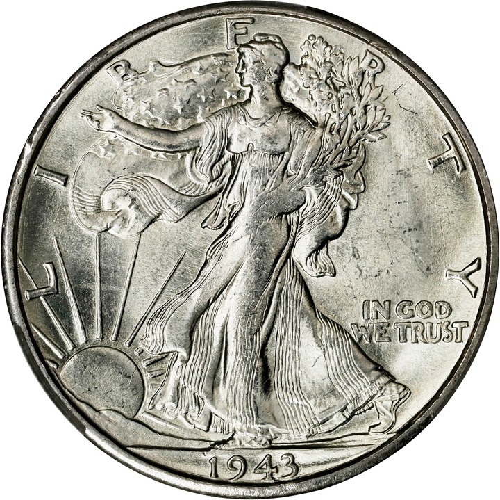 1943-S 50c MS63 CAC thumbnail 3