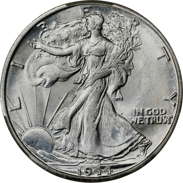 Image for 1944-D 50c AU50