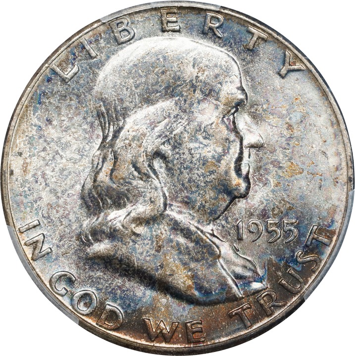 1955 50c Clashed Die, FS-403 MS thumbnail 5