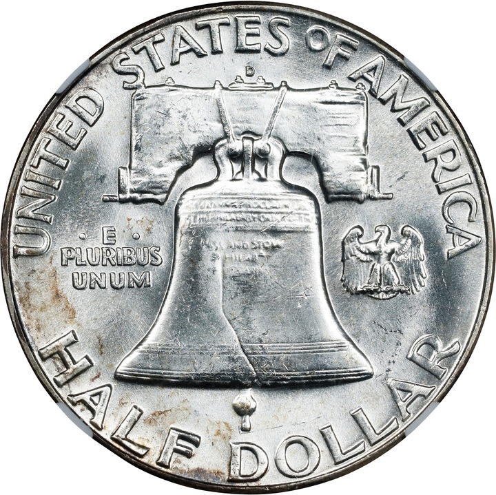 1963-D 50c MS66 thumbnail 2