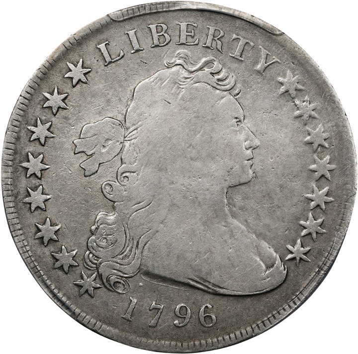 1796 $1  Small Date, Large Letters AG2 thumbnail 3