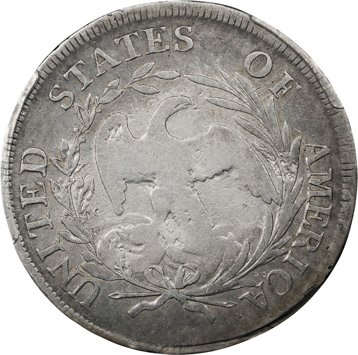 1796 $1  Small Date, Large Letters AG2 thumbnail 4