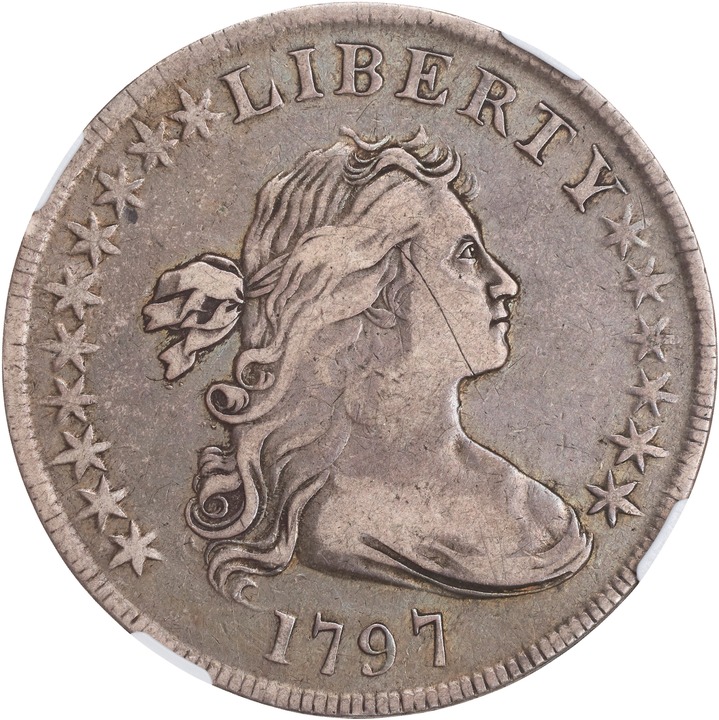 Image for 1797 $1  10x6 Stars, Large Letters VF20