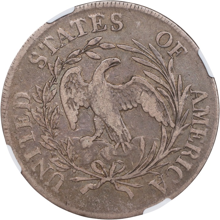 1797 $1  10x6 Stars, Large Letters VF20 thumbnail 2
