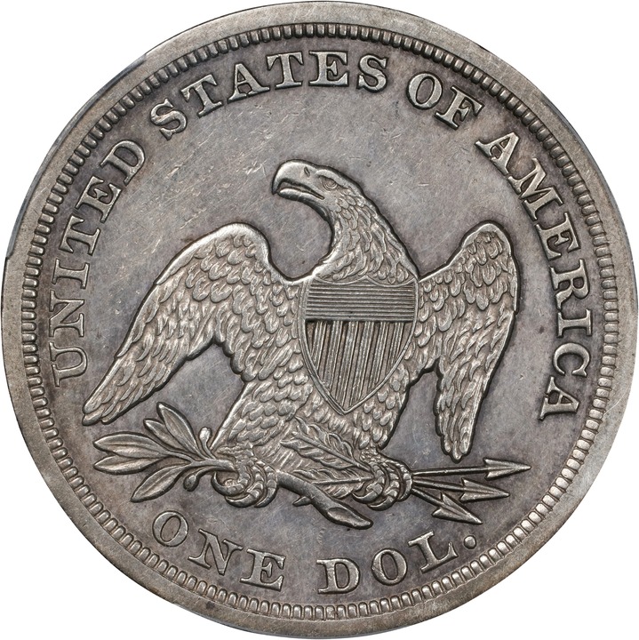 1848 $1 AG3 CAC thumbnail 4