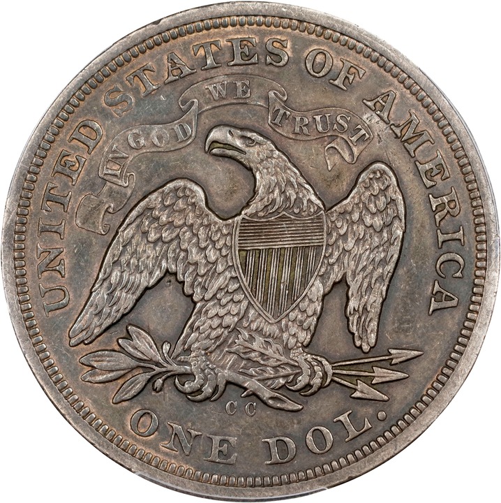 1872-CC $1 XF45 thumbnail 2