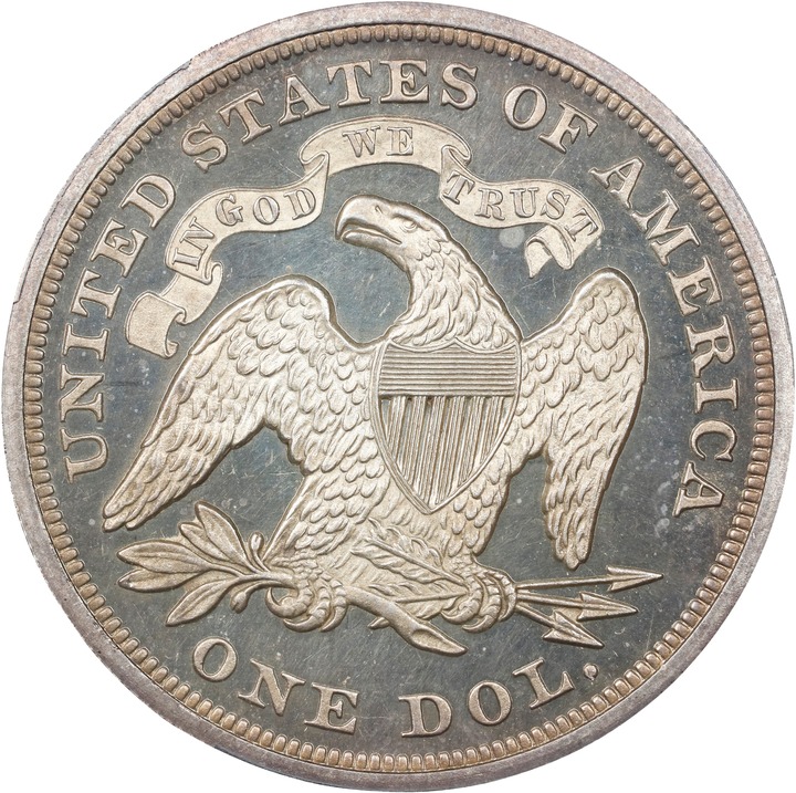 1866 $1  Motto PR67 thumbnail 15