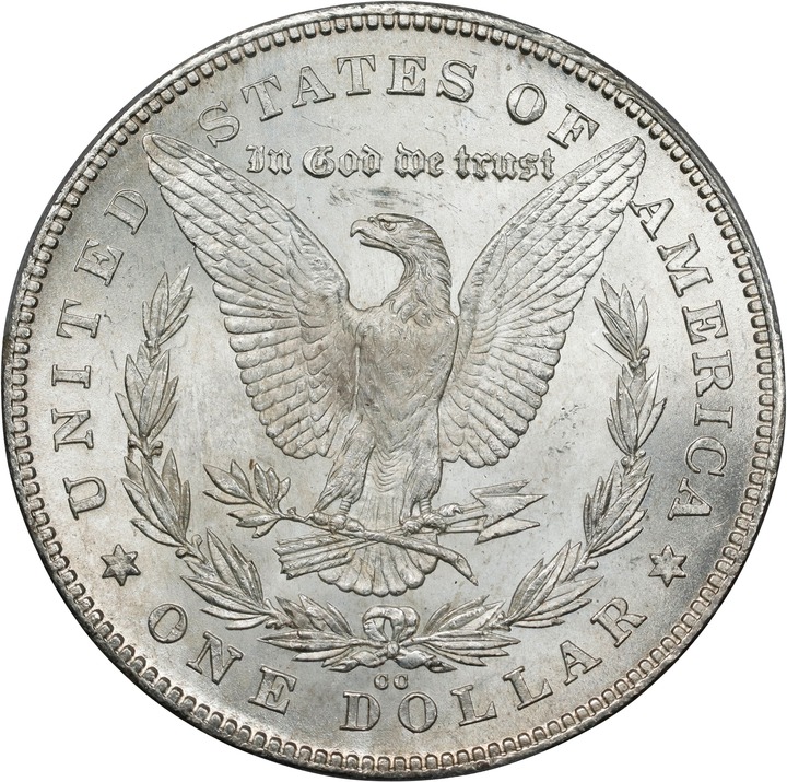 1880-CC $1  Reverse of 1878, 8/7 AU58 thumbnail 19
