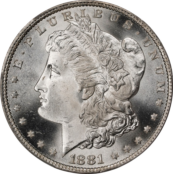 Image for 1881-O $1 MS66