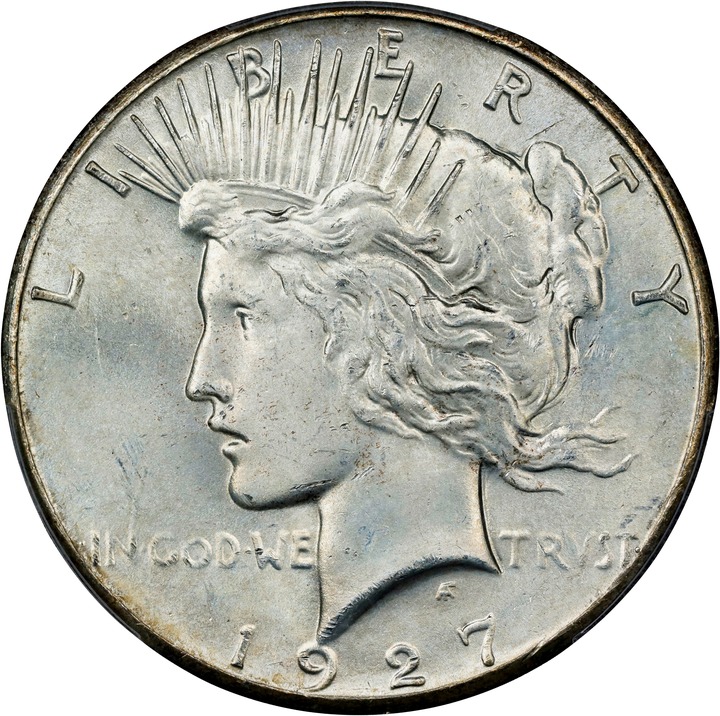 Image for 1927 $1 MS65 CAC