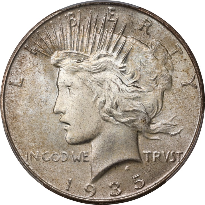 Image for 1935 $1 MS67