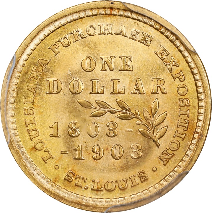1903 G$1 McKinley - Louisiana Purchase MS66 thumbnail 2