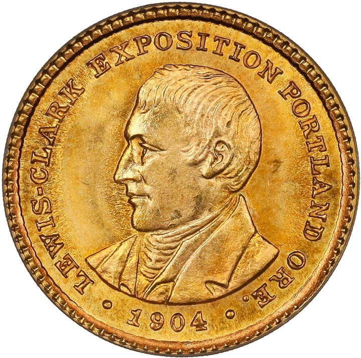 1904 G$1 Lewis & Clark Expo MS PL thumbnail 10