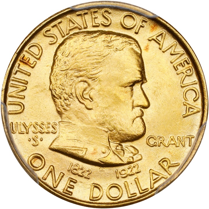 1922 G$1 Grant Memorial, without Star MS thumbnail 14