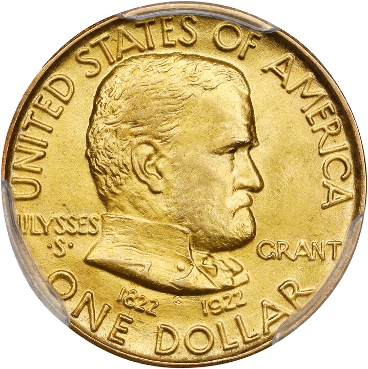 1922 G$1 Grant Memorial, without Star MS thumbnail 15