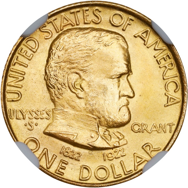 1922 G$1 Grant Memorial, without Star MS thumbnail 16